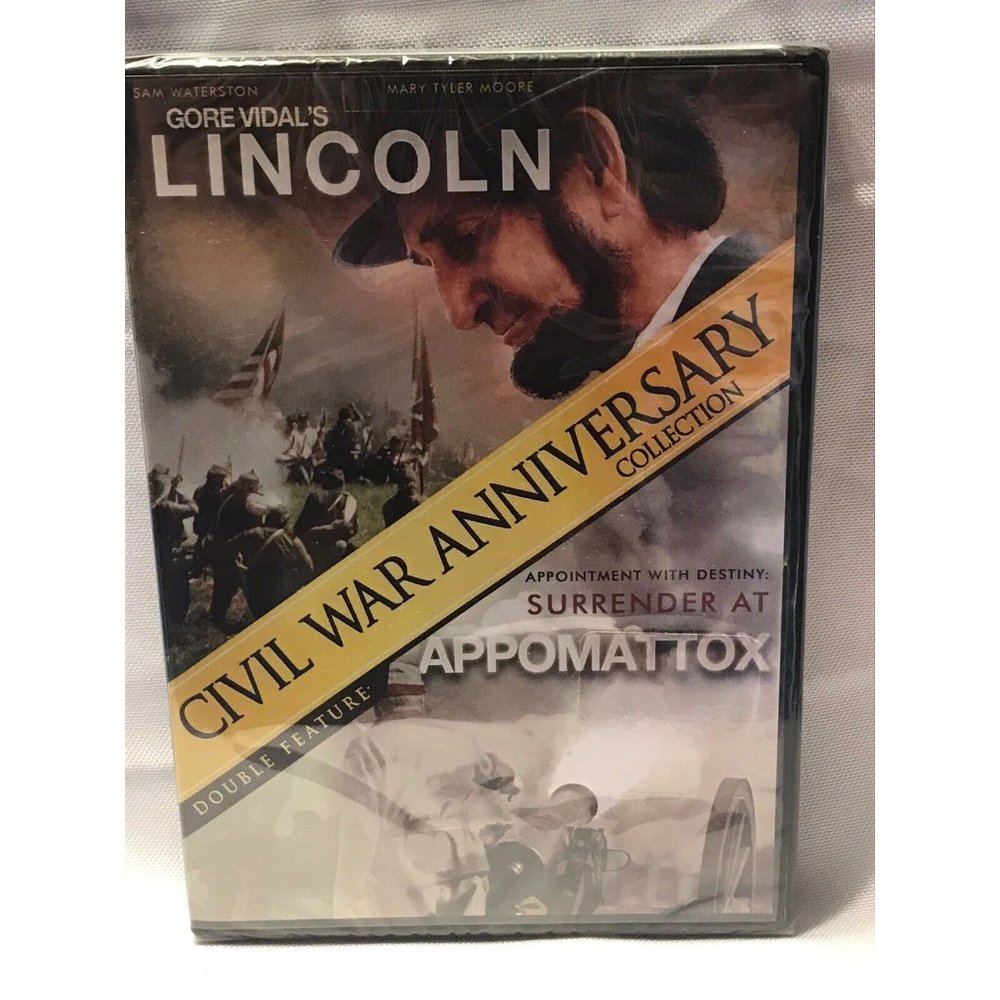 Lincoln & Surrender At Appomattox DVD (Civil War Collection Double Feature) New